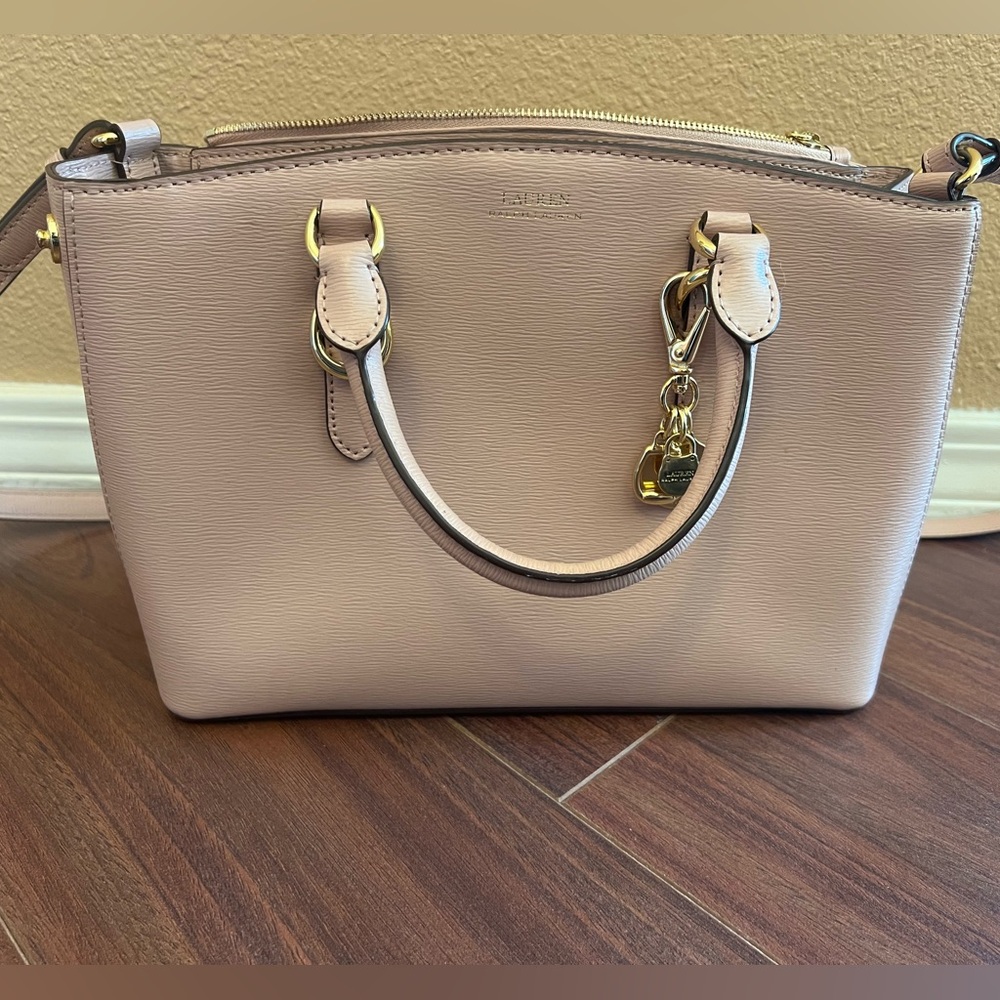 Lauren Ralph Lauren Leather Satchel